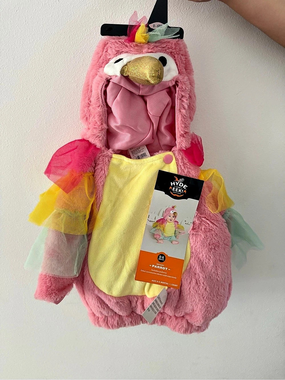 Hyde & Eek! Infant Parrot! Parrot Costume Baby 0-6M NWT Halloween bird